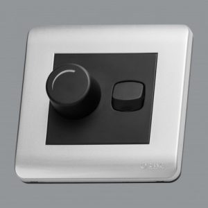 Orange 400W Light-Dimmer Silver Matte