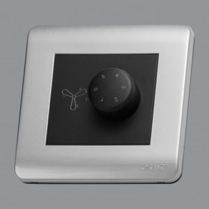 Orange 5 Step Fan-Controller-Silver Matte