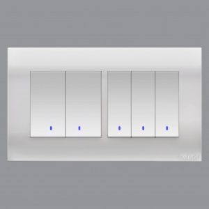 AKOYA Series Switche (1W 5Gang 10A Swi W/Indicator )