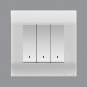 AKOYA Series Switch (2WAY 3Gang 10A Swi W/Indicator )