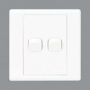 X7 1 Way 2 Gang 10A Switch