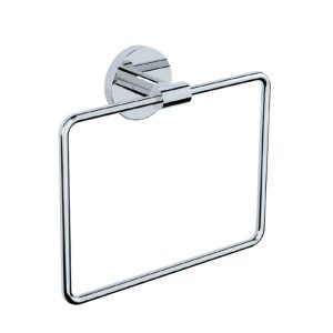 Towel Ring Square with Round Flange
