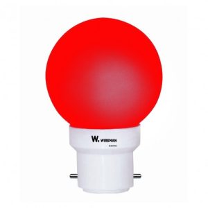 Wireman Deco LED Pin type Bulb 12 Pack - Red