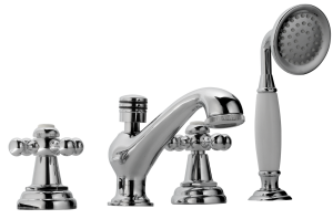 4-Hole Bath Tub Mixer